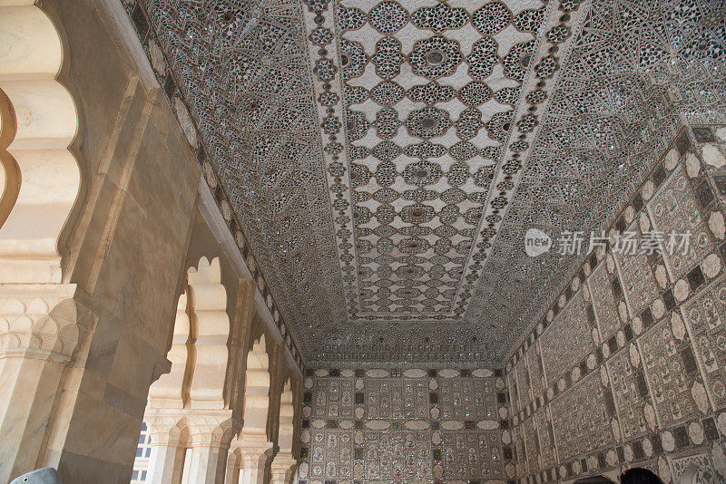 斋浦尔Amer Fort Mirror Hall